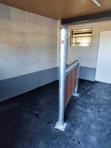 Solekammer für Pferde gefliest